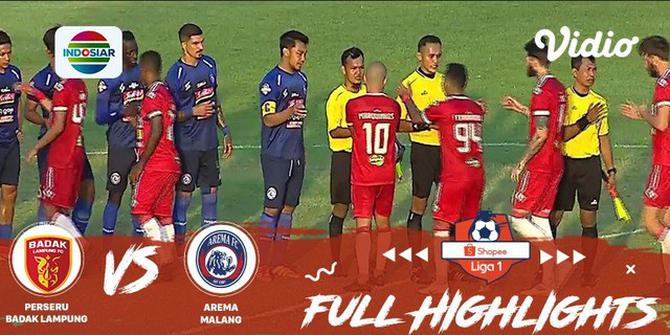 VIDEO: Highlights Shopee Liga 1 2019, Badak Lampung FC Vs Arema FC 4-3