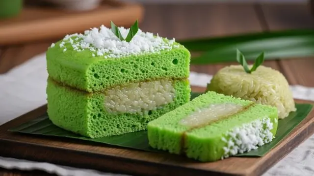 Bolu Kukus Pandan Tape Ketan