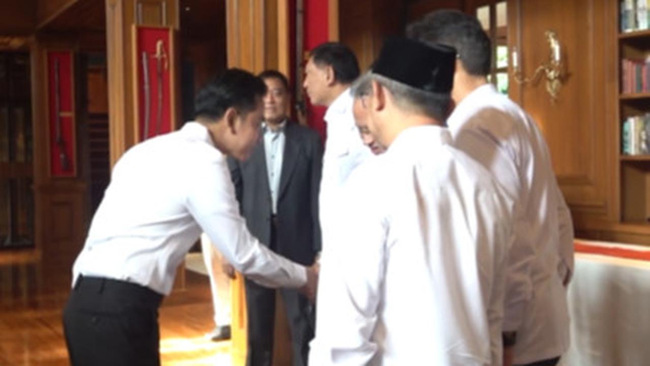 Gibran Rakabuming di Hambalang