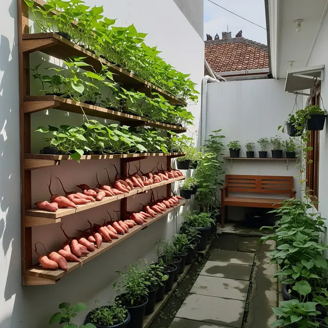 9 Ide Kebun Gantung untuk Ubi Jalar agar Hasil Panen Lebih Bersih, Melimpah di Lahan Sempit