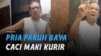 Beredar video seorang pria paruh baya caci maki kurir paket dan menolak patuhi aturan COD.