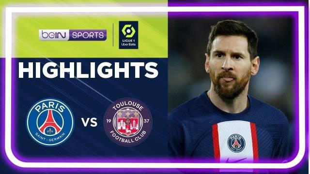 Berita video highlights laga PSG melawan Toulouse, di mana Lionel Messi menciptakan gol ke-10 miliknya di Ligue 1 2022/2023, Sabtu (4/2/2023) malam hari WIB.