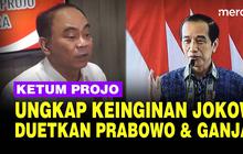 VIDEO: Blak-blakan Ketum Projo Jokowi Upayakan Prabowo Duet dengan Ganjar di 2024