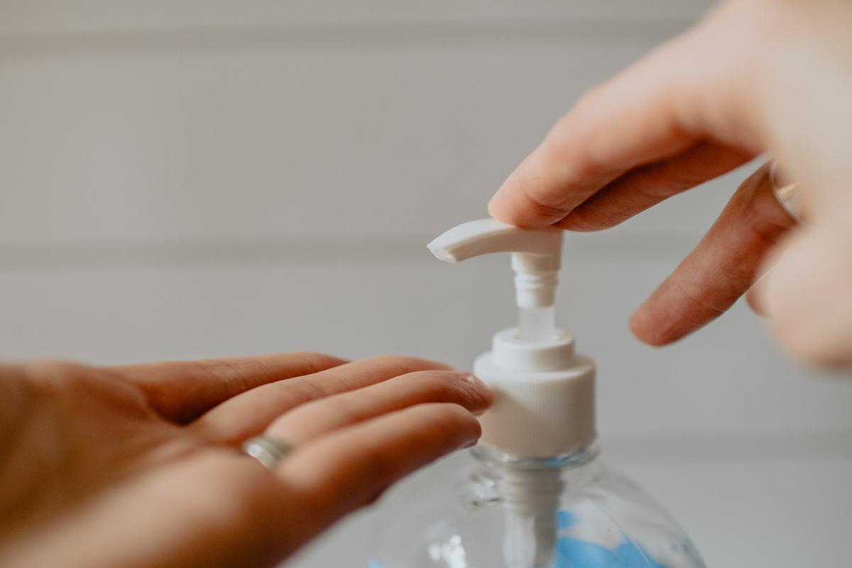 Ilustrasi hand sanitizer