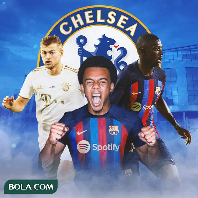 Chelsea - Matthijs de Ligt, Jules Kounde, Ousmane Dembele