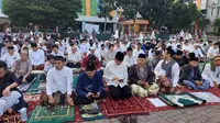 Warga Muhammadiyah di Ciputat, Kota Tangerang Selatan menggelar salat Idul Adha 1444 H/2023 hari ini Rabu (28/6/2023). (Dok. Istimewa)
