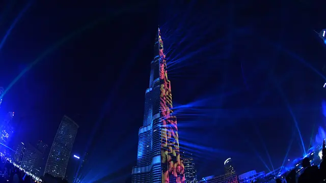 Pertunjukan Laser Burj Khalifa