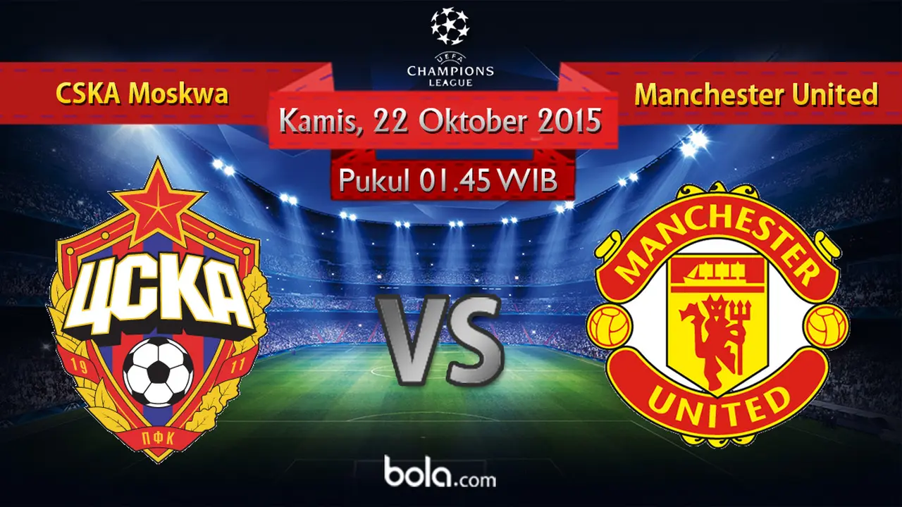 CSKA Moskwa Vs Manchester United (Bola.com/Rudi Riana)