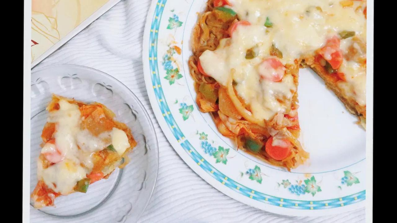 15. Resep Pizza Mie Instan