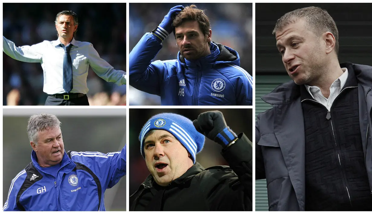 Roman Abramovic sudah memecat sembilan pelatih selama menjadi pemilik Chelsea. Berikut peringkat terbaik pelatih Chelsea berdasarkan persentase kemenangan.
