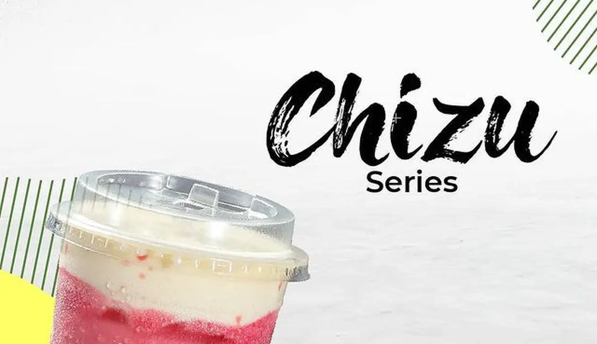 Minuman ini memadukan es teh dengan rasa red velvet dan cream cheese yang gurih. Disajikan dengan teknik layering yang memberikan warna kontras merah dan putih pada minuman (Es Teh Indonesia)