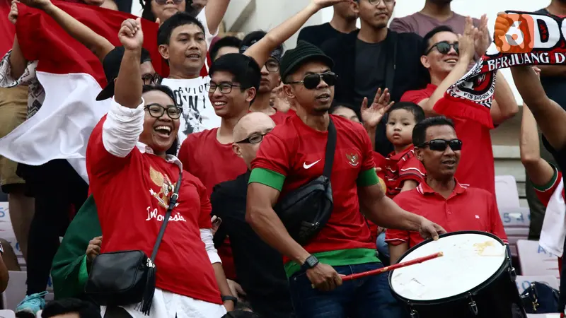 Suporter Timnas Indonesia U-22