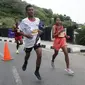Aksi peserta Labuan Bajo Marathon 2022
