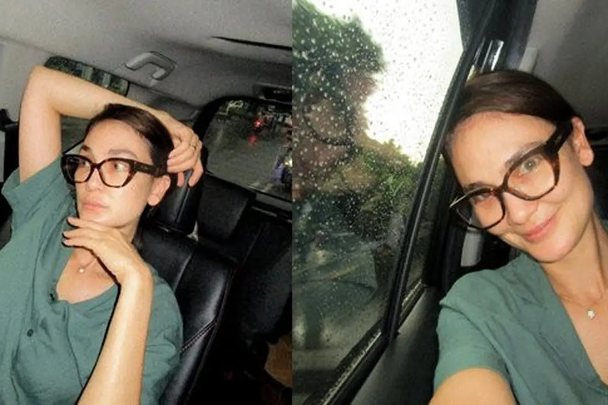Potret Luna Maya tanpa makeup. (credit:instagram.com/lunamaya)