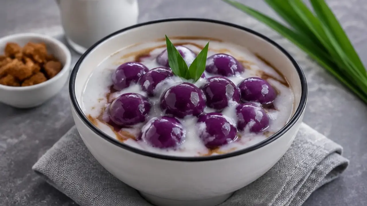 Bubur Candil Ubi Ungu