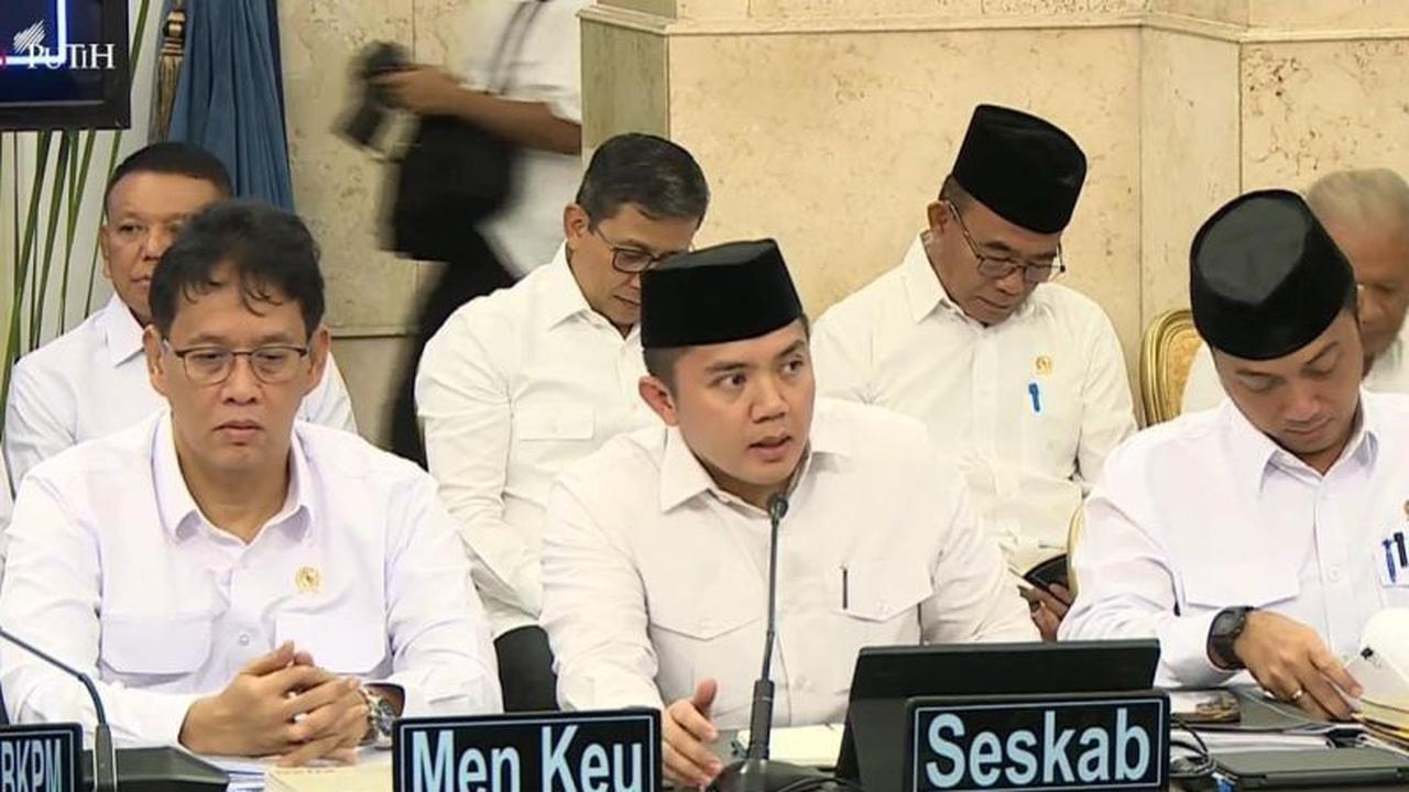 Seskab Paparkan Capaian Renovasi Sekolah dan Infrastruktur Lainnya dalam Sidang Kabinet