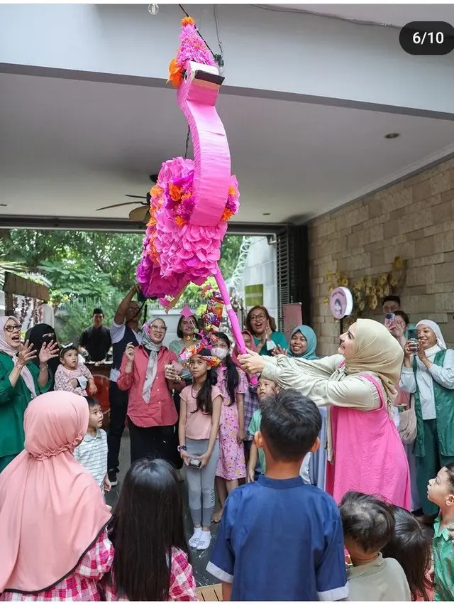 Irish Bella gelar tasyakuran ulang tahun Amala, buah cintanya dengan Ammar Zoni (Foto: Instagram _irishbella_)