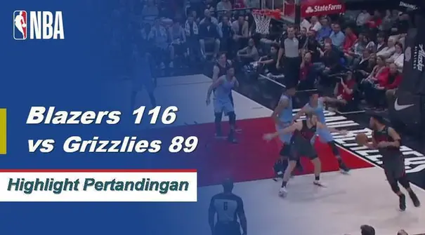 Portland Trail Blazers menggunakan babak kedua yang dominan untuk melewati Grizzlies yang berkunjung ke 116-89. Evan Turner selesai dengan triple-double kedua lurus untuk menjadi Blazer pertama yang melakukannya sejak Clyde Drexler pada tahun 1989-90...
