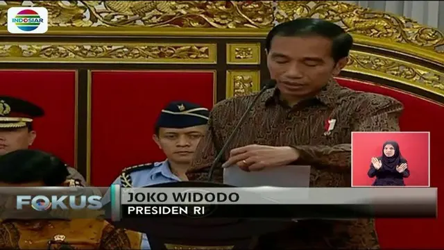 Pimpin Sidang Kabinet Paripurna, Presiden Jokowi minta kestabilan politik dan ekonomi dijaga.