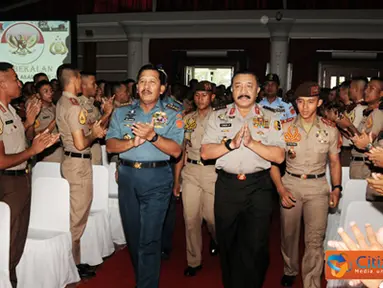 Citizen6, Magelang: Turut hadir dalam acara pembekalan tersebut antara lain, Kapolri Jenderal Polisi Timur Pradopo, Kasad Jenderal TNI Pramono Edhie Wibowo, dan Kasal Laksamana TNI Soeparno. (Pengirim: Badarudin Bakri).