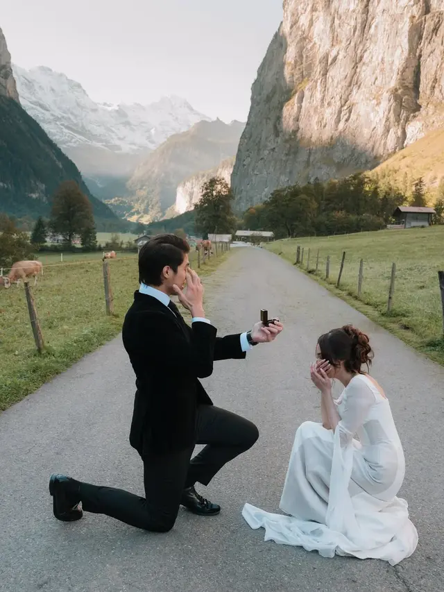 Syifa Hadju Dilamar El Rumi di Lauterbrunnen (Foto: Instagram @syifahadju)