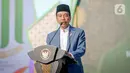 Jokowi mengatakan Muslimat NU sangat luar biasa. Jokowi pun menyanjung Muslimat NU yang selama ini telah berperan dalam menjaga Negara Kesatuan Republik Indonesia (NKRI). (Liputan6.com/Faizal Fanani)
