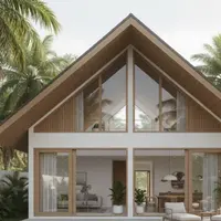 Desain Rumah Mungil Tropis yang Terasa Luas dan Sejuk/Gemini AI