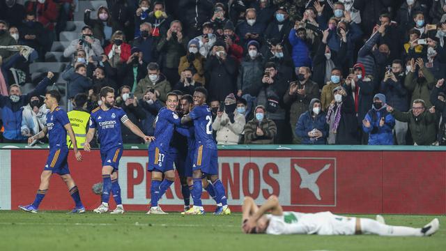 Kalahkan Elche 2-1, Real Madrid ke Perempat Final Copa del Rey