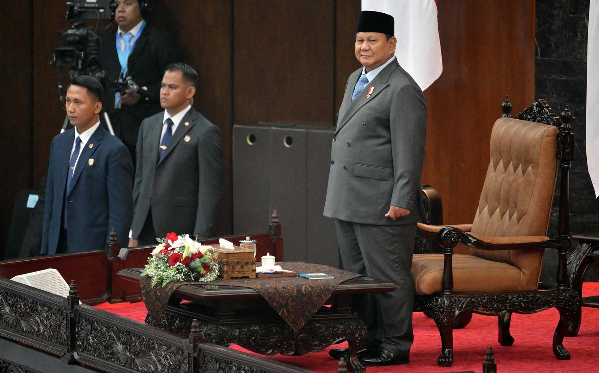 Presiden Prabowo Menghadiri Sidang Tahunan di Gedung DPR
