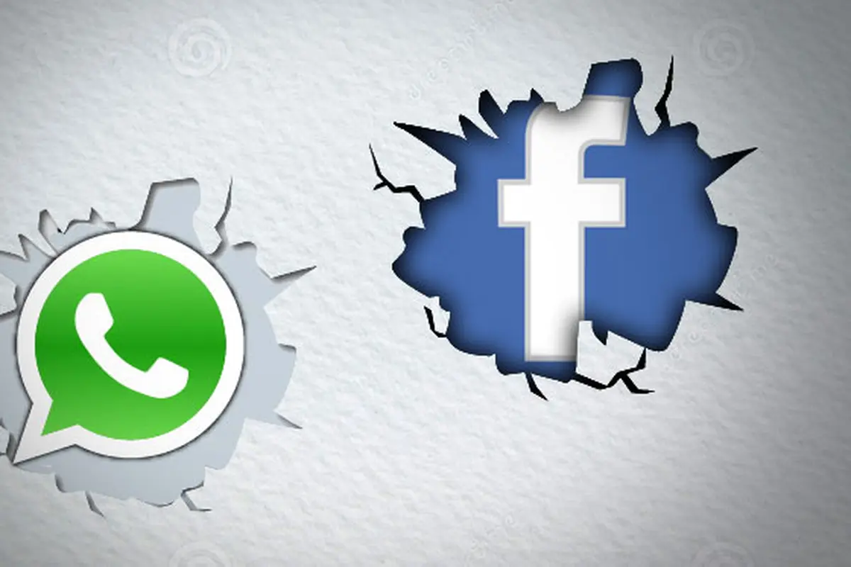 Ilustrasi Facebook dan WhatsApp