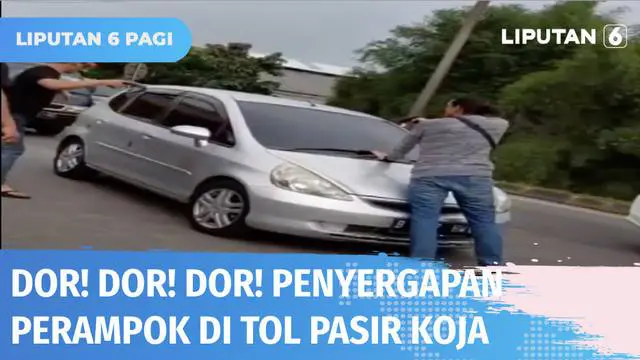 VIDEO: DOR! Inilah Aksi Penyergapan Polisi Tangkap Perampok Spesialis Rest Area di Tol Pasir Koja