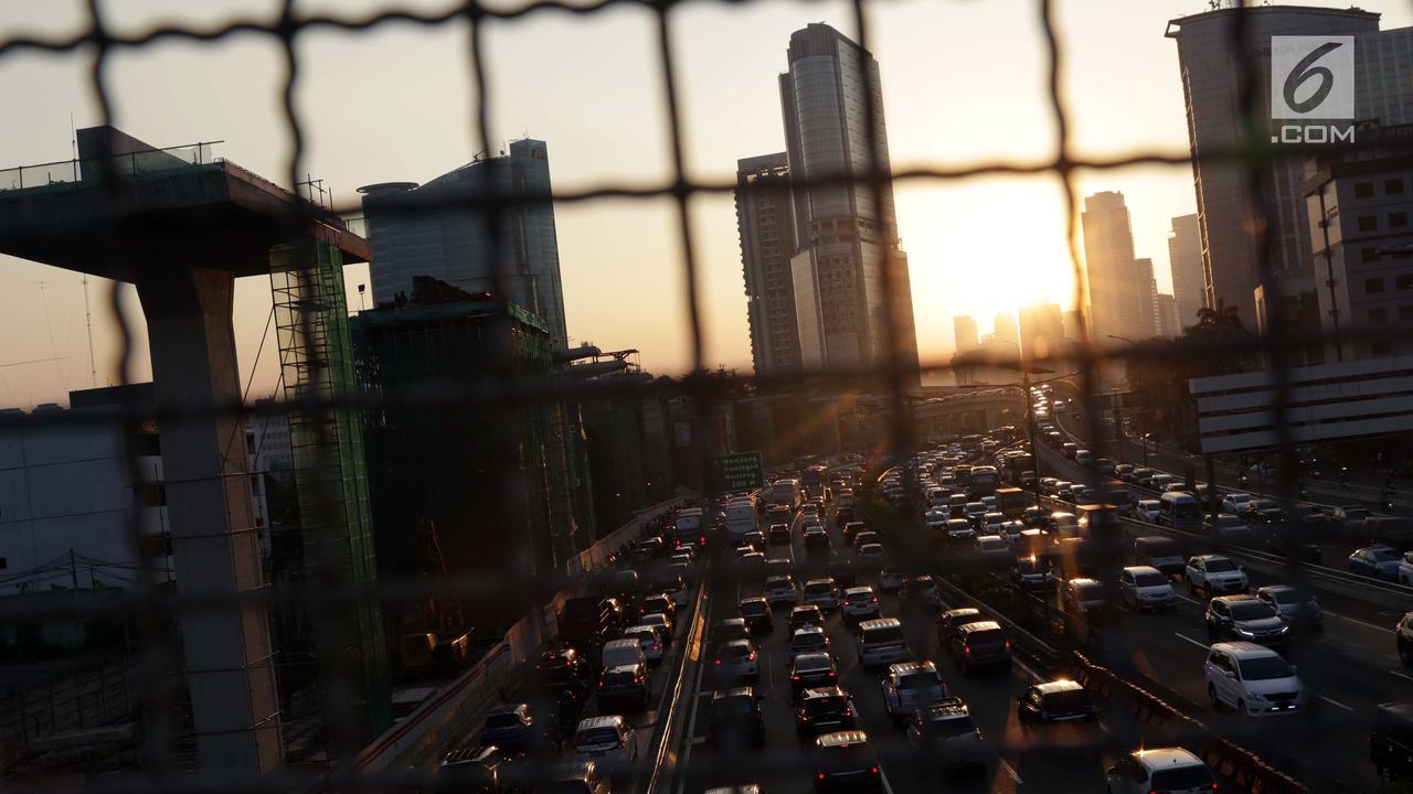 FOTO: Jakarta Tempati Posisi ke-7 Kota Termacet di Dunia