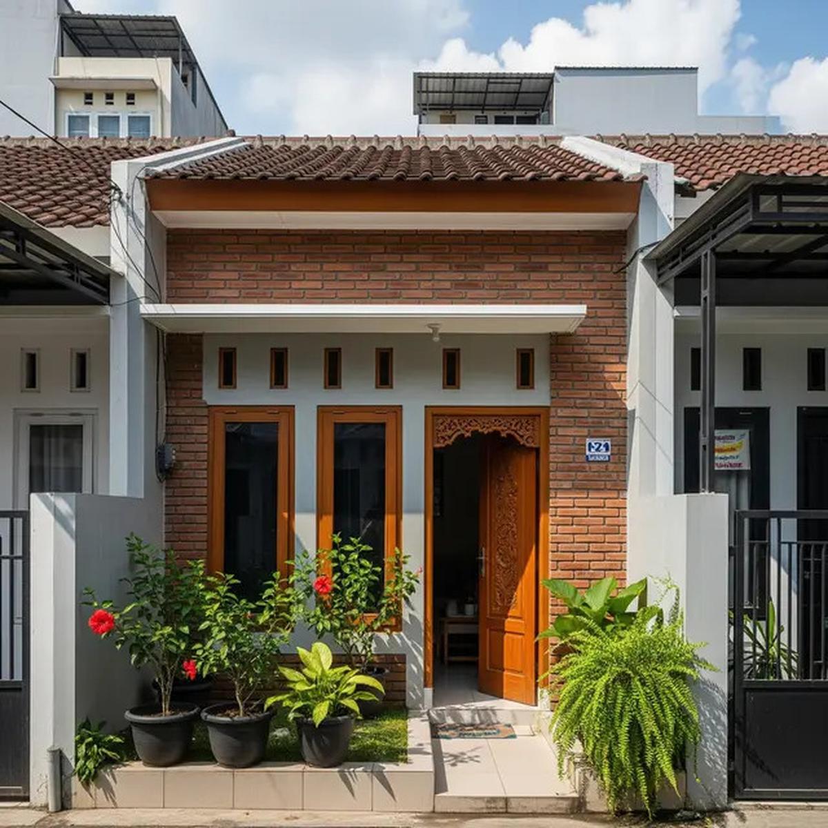 9 Desain Teras Kecil Rumah Petak, Ruang Terbatas Jadi Area Fungsional