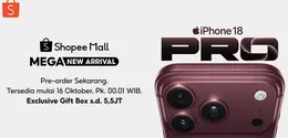 Pre Order iPhone 18 Pro dan iPhone 18 Pro Max.
