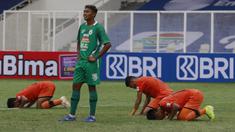 Persiraja Banda Aceh menang secara dramatis 3-2 atas PSS Sleman dalam laga pekan kedua BRI Liga 1 2021/2022 di Stadion Madya, Jakarta, Sabtu (11/9/2021). Sempat tertinggal 1-2, Persiraja mampu mebalikkan keadaan lewat dua gol dari Paulo Henrique. (Foto: Bola.Com/M. Iqbal Ichsan)