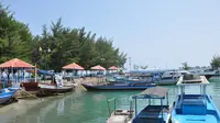 Pulau Pramuka makin banyak pengunjungnya. Karena pulau ini bisa dijangkau dalam waktu 2, 5 jam dari Jakarta