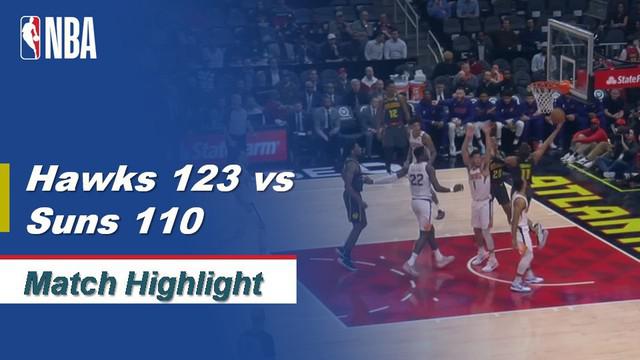 Berita Video Highlights NBA 2019-2020, Atlanta Hawk Vs Phoenix Suns 123-110