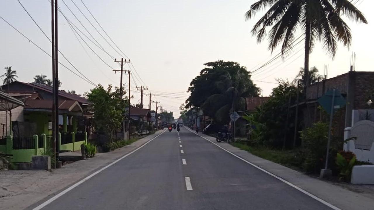 Proyek pembangunan jalan di Sumut