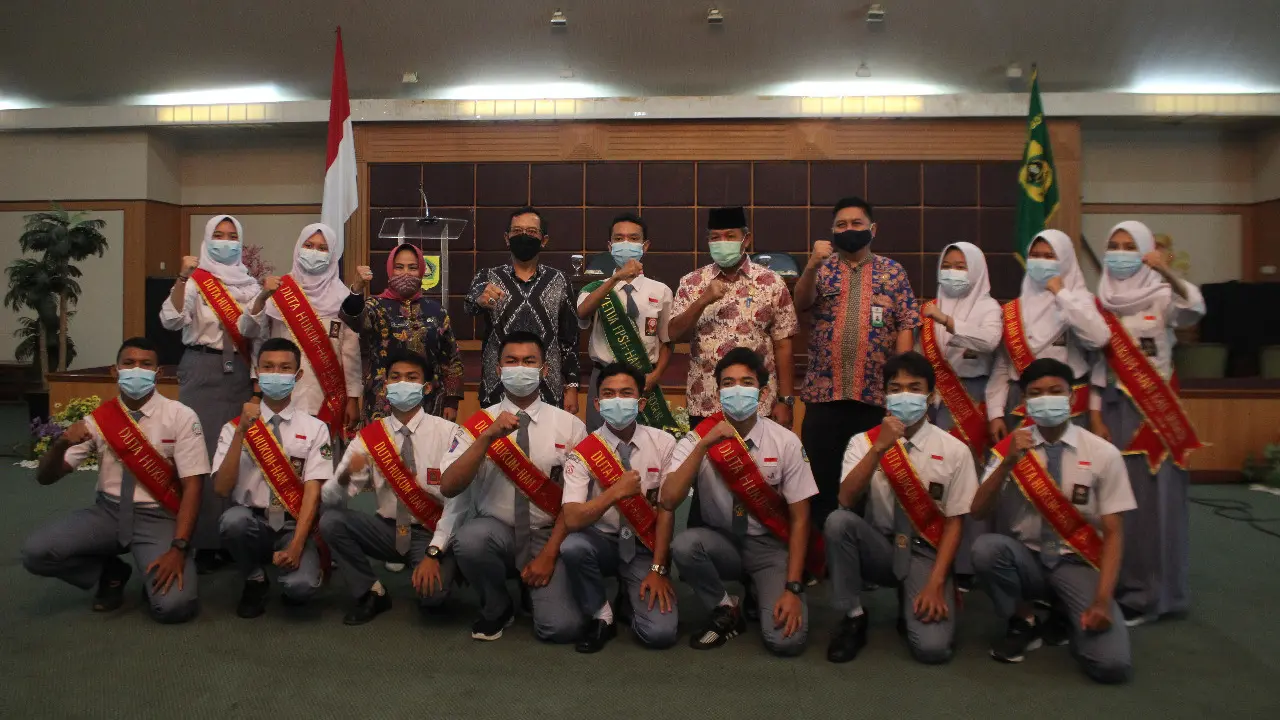 Forum Pelajar Sadar Hukum dan Hak Asasi Manusia (FPSH HAM) Kabupaten Bogor, Jawa Barat dikukuhkan.