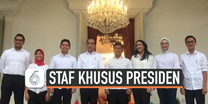 VIDEO: Jokowi Umumkan 7 Staf Khusus Baru Presiden