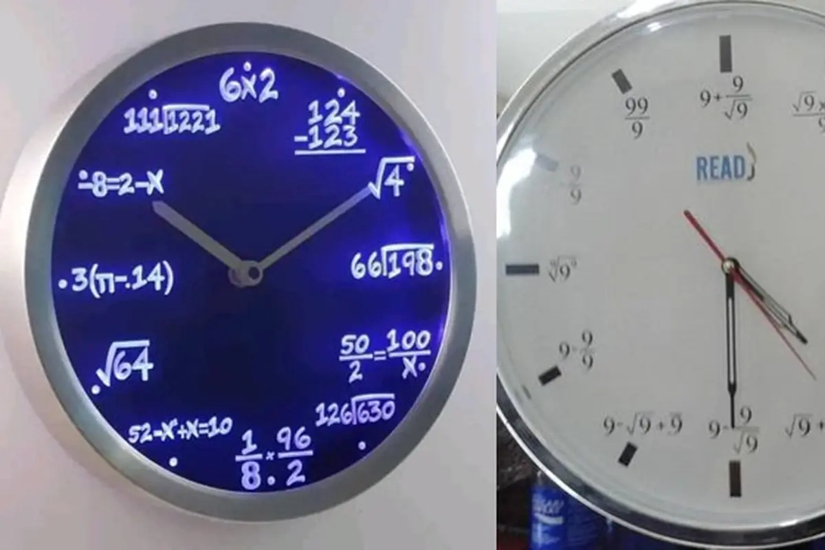 6 Jam Dinding Ini Bikin Mikir Keras, Anak yang Suka Matematika Tertantang