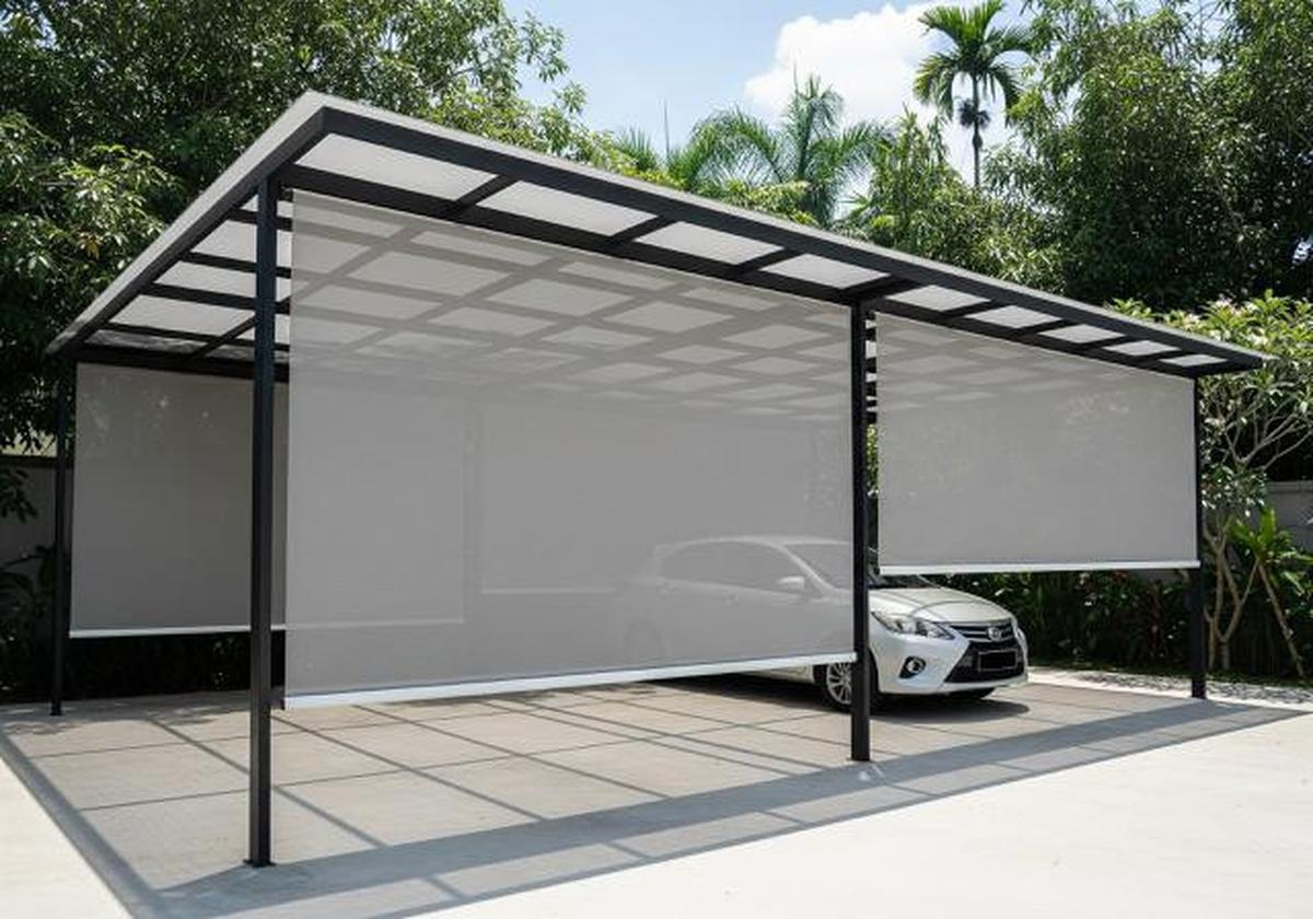 7 Desain Paranet untuk Carport agar Kendaraan Terlindungi dari Terik Matahari