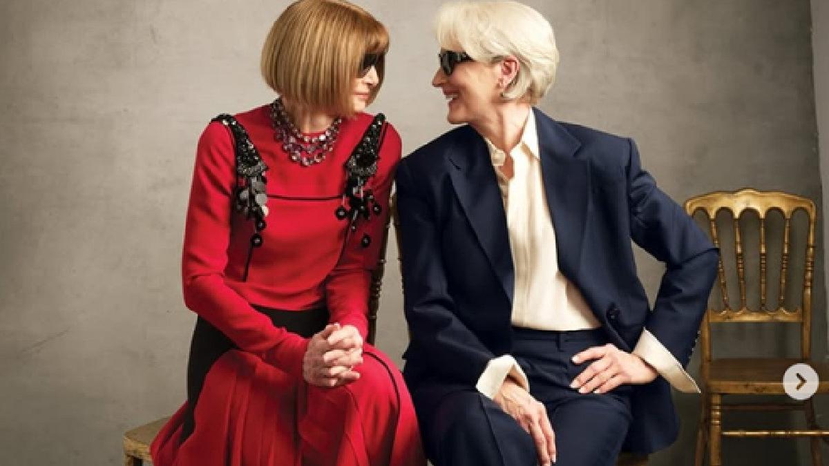 Di Balik Layar Pemotretan Anna Wintour dan Meryl Streep untuk Sampul Vogue
