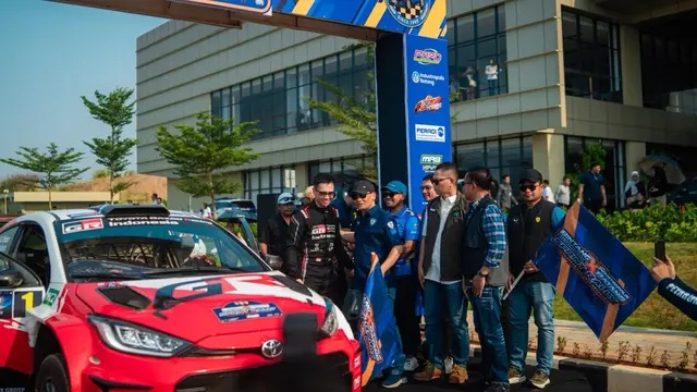 Start Kejurnas Sprint Rally 2026 Putaran 4 di KEK Batang
