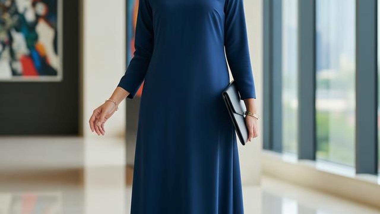 7 Model Gamis yang Tetap "Rapi &amp; Adem" untuk Komuter Motor Setiap Hari