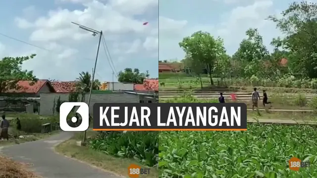 Momen yang sudah jarang ditemukan saat ini adalah melihat bocah-bocah mengejar layangan putus.