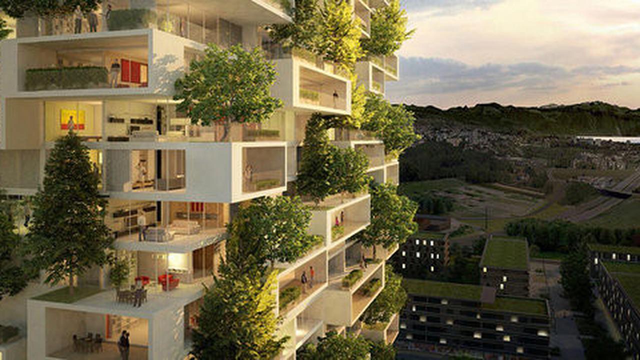 Apartemen ini akan jadi gedung pertama yang ditumbuhi hutan abadi