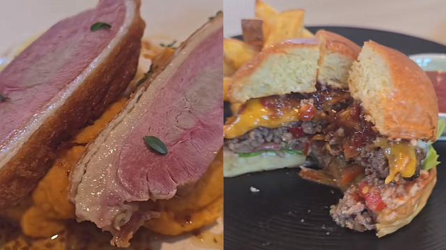 Dian Sastrowardoyo mempromosikan restoran suaminya, BluJam yang memiliki chef bule. (Dok TikTok @therealdisastr)