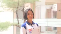 Paskibraka Nasional 2019 dari Bengkulu, Aisyah Rahmawati. Gadis manis ini merupakan siswi SMA Negeri 3 Seluma (Liputan6.com/Aditya Eka Prawira)