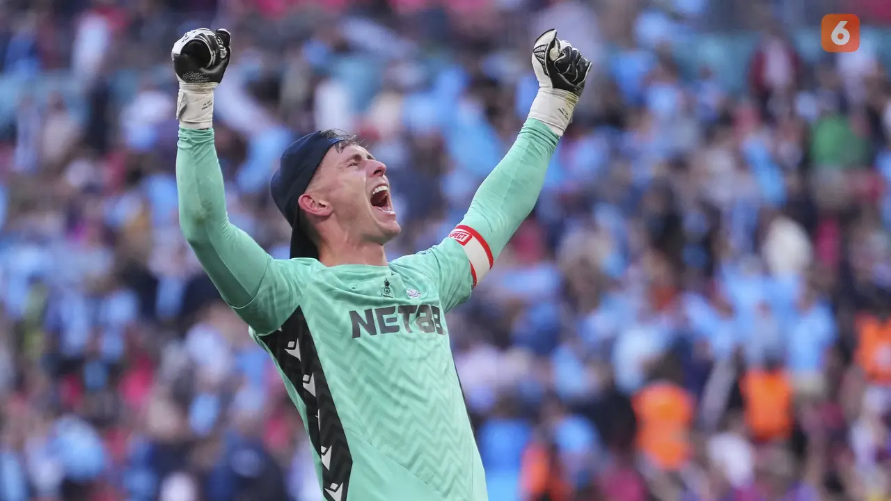 Foto: Dean Henderson Sang Pahlawan Kemenangan Crystal Palace di Final Piala FA